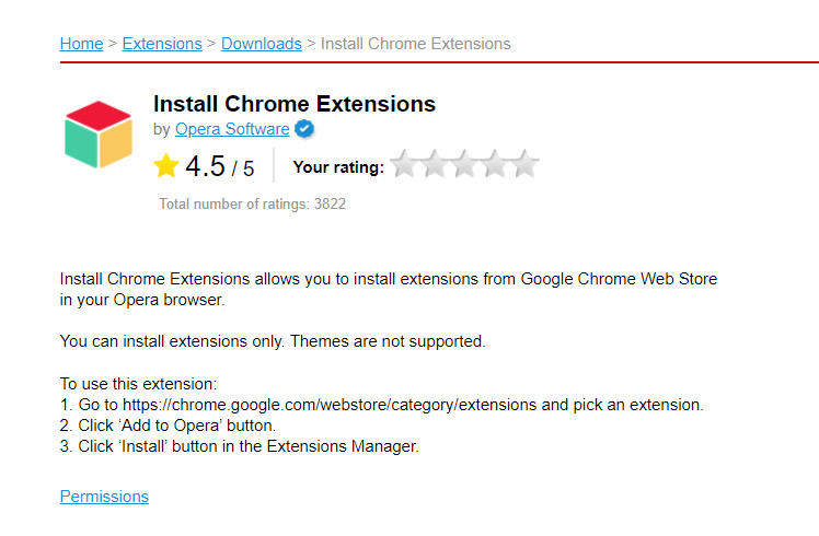 Install chrome extensions