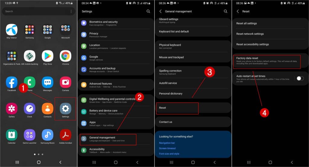 how to remove spyware on android factory data reset