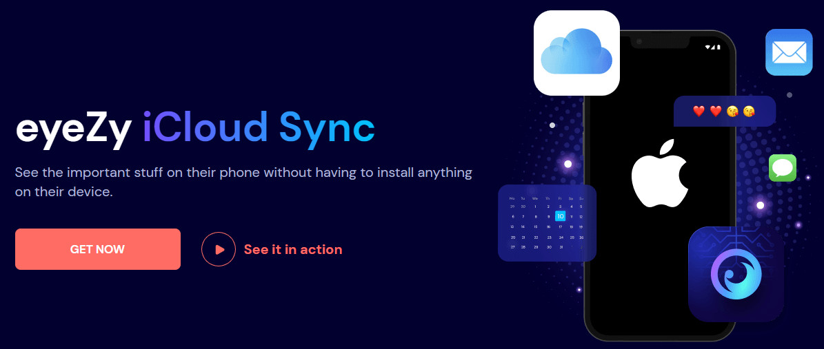 EyeZy iCloud Sync tool screenshot