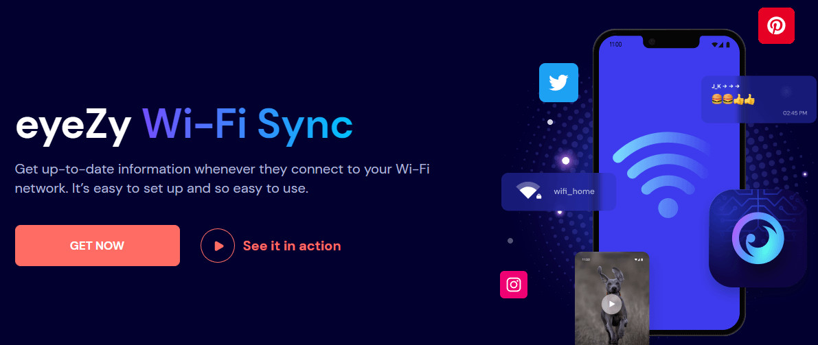 EyeZy Wifi Sync tool screenshot